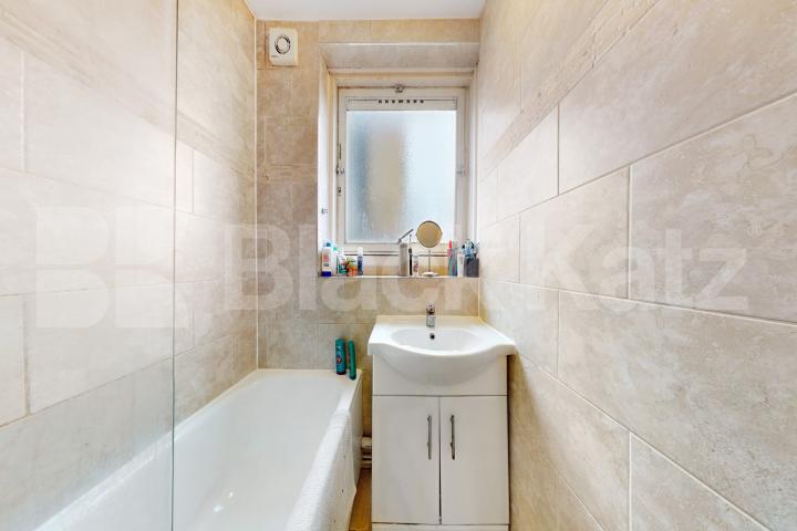 Mid-Century duplex apartment on the top two floors (Second and third).  Maskelyne Close, Battersea